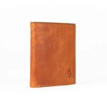 Vertical Bifold Leather Wallet | Pocket Pro Amber - Ignis Craft