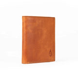 Vertical Bifold Leather Wallet | Pocket Pro Amber - Ignis Craft