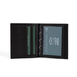 Vertical Bifold Leather Wallet | Pocket Pro Onyx - Ignis Craft