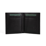 Vertical Bifold Leather Wallet | Pocket Pro Onyx - Ignis Craft